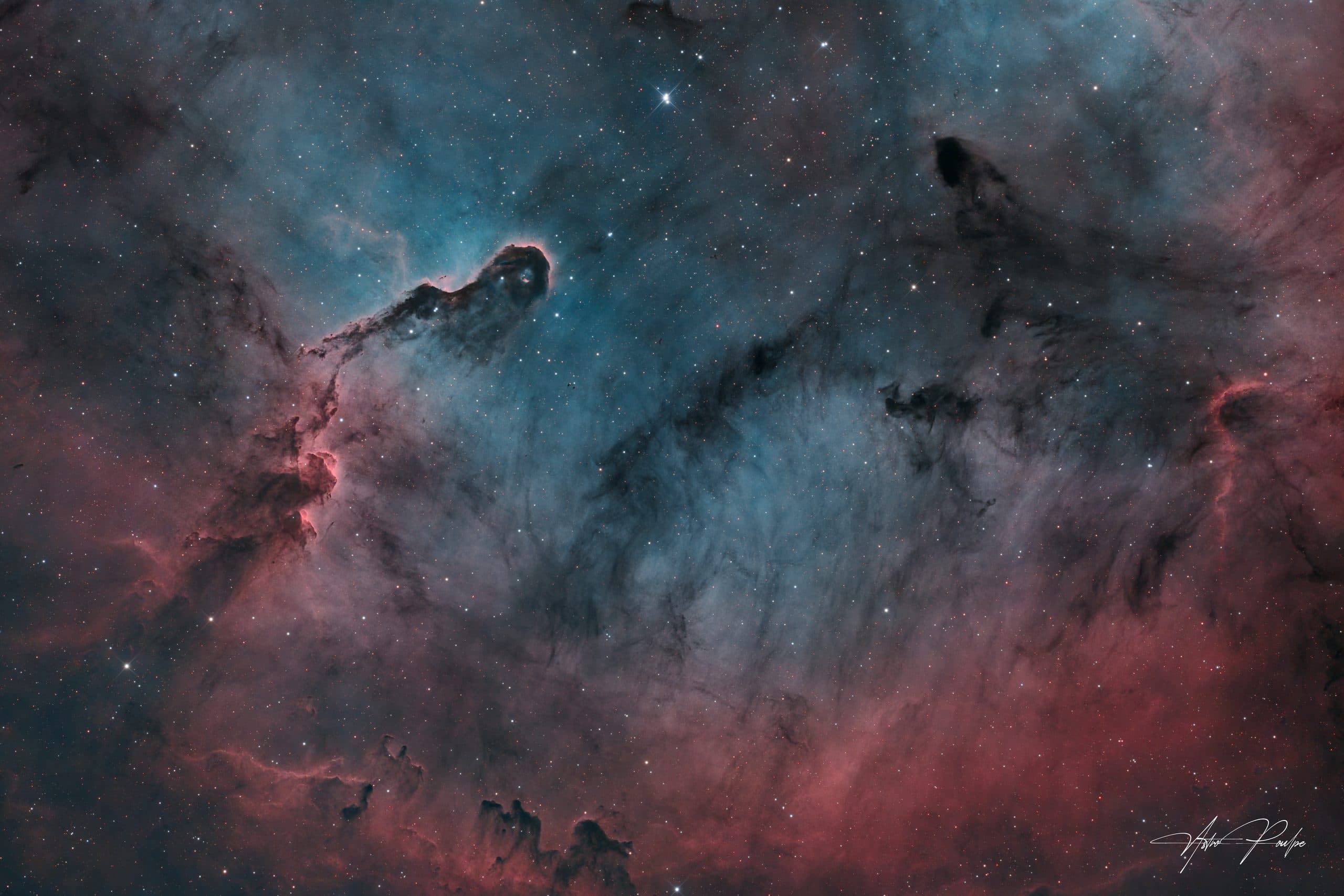 IC 1396, Nébuleuse de la Trompe d'Éléphant — image réalisée avec ASI2600MC Pro