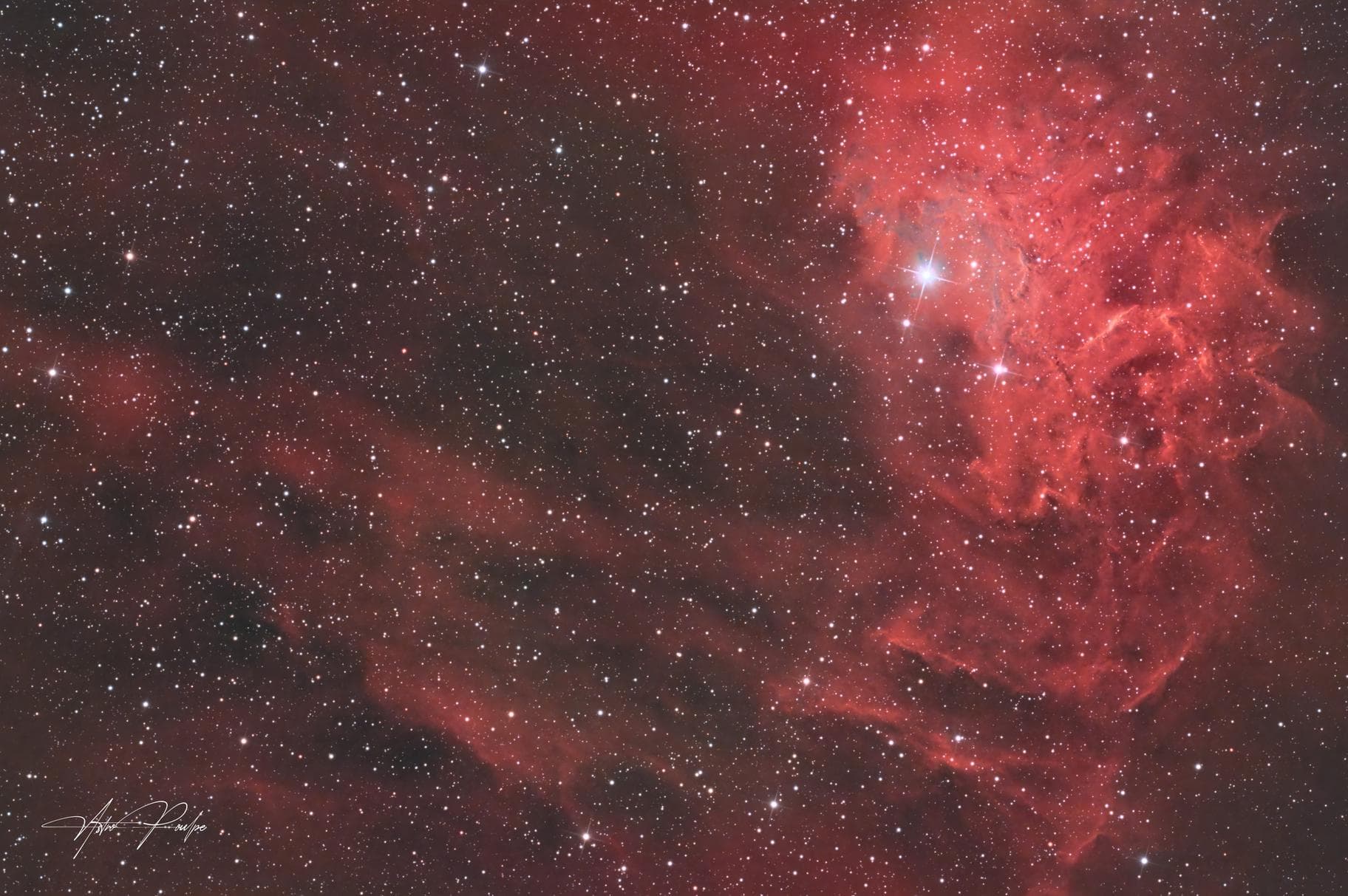 IC 405 — Flaming Star Nebula