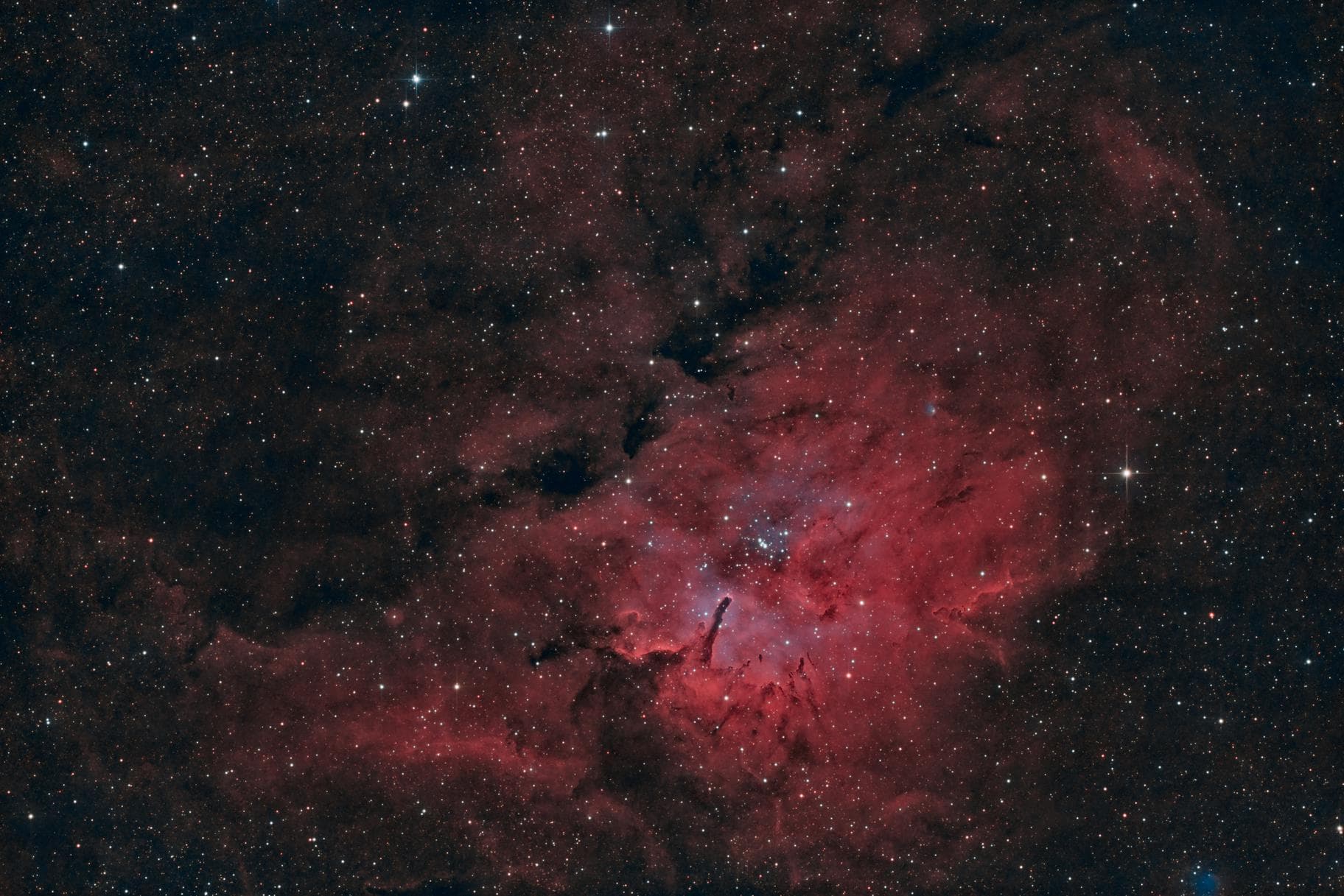 NGC 6820 — Fox Nebula