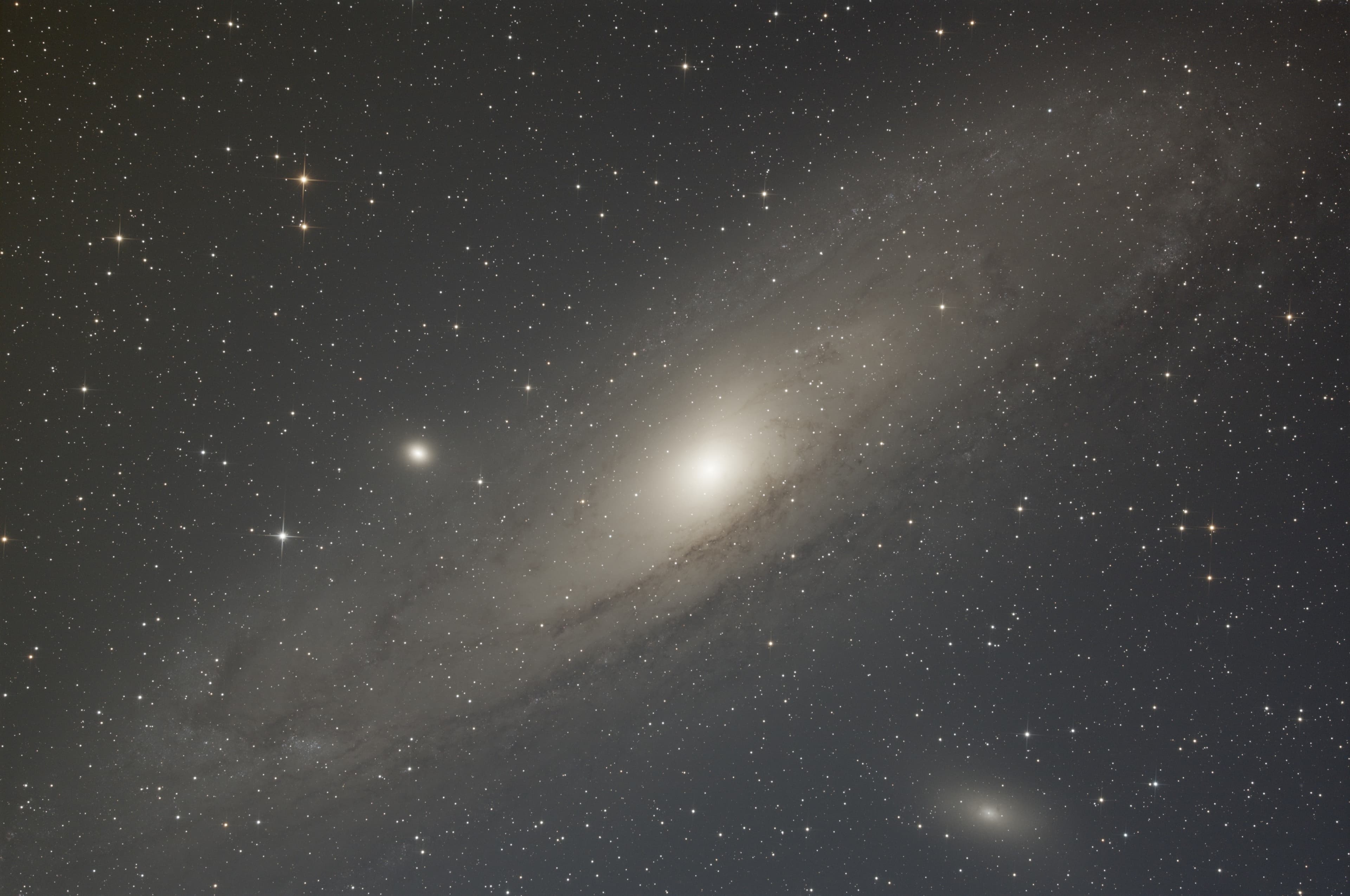M31, Galaxie d'Andromède, image linéaire