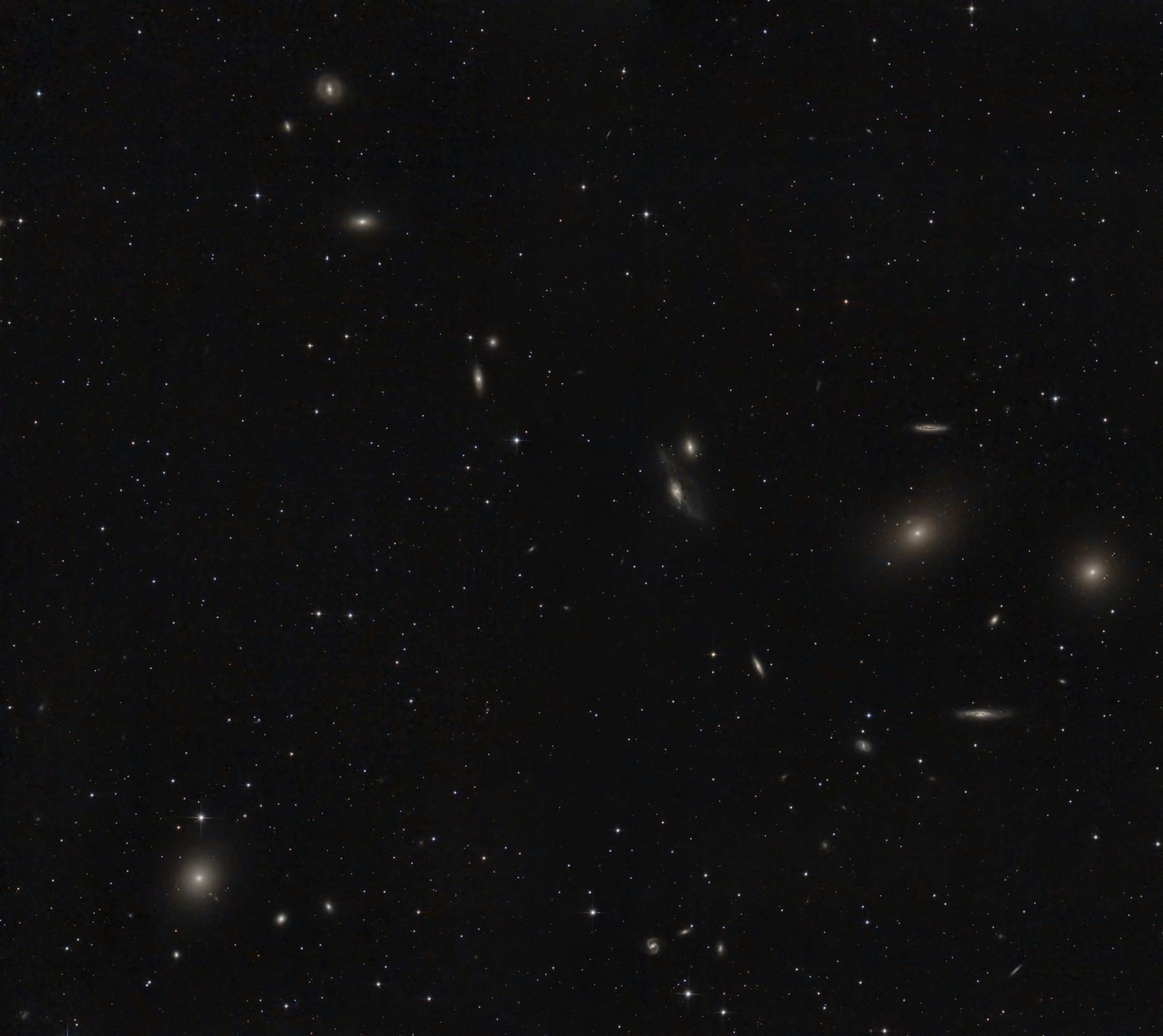 Markarian Chain, Markarian's Chain — image taken from Le Pradet / Toulon, Var, France