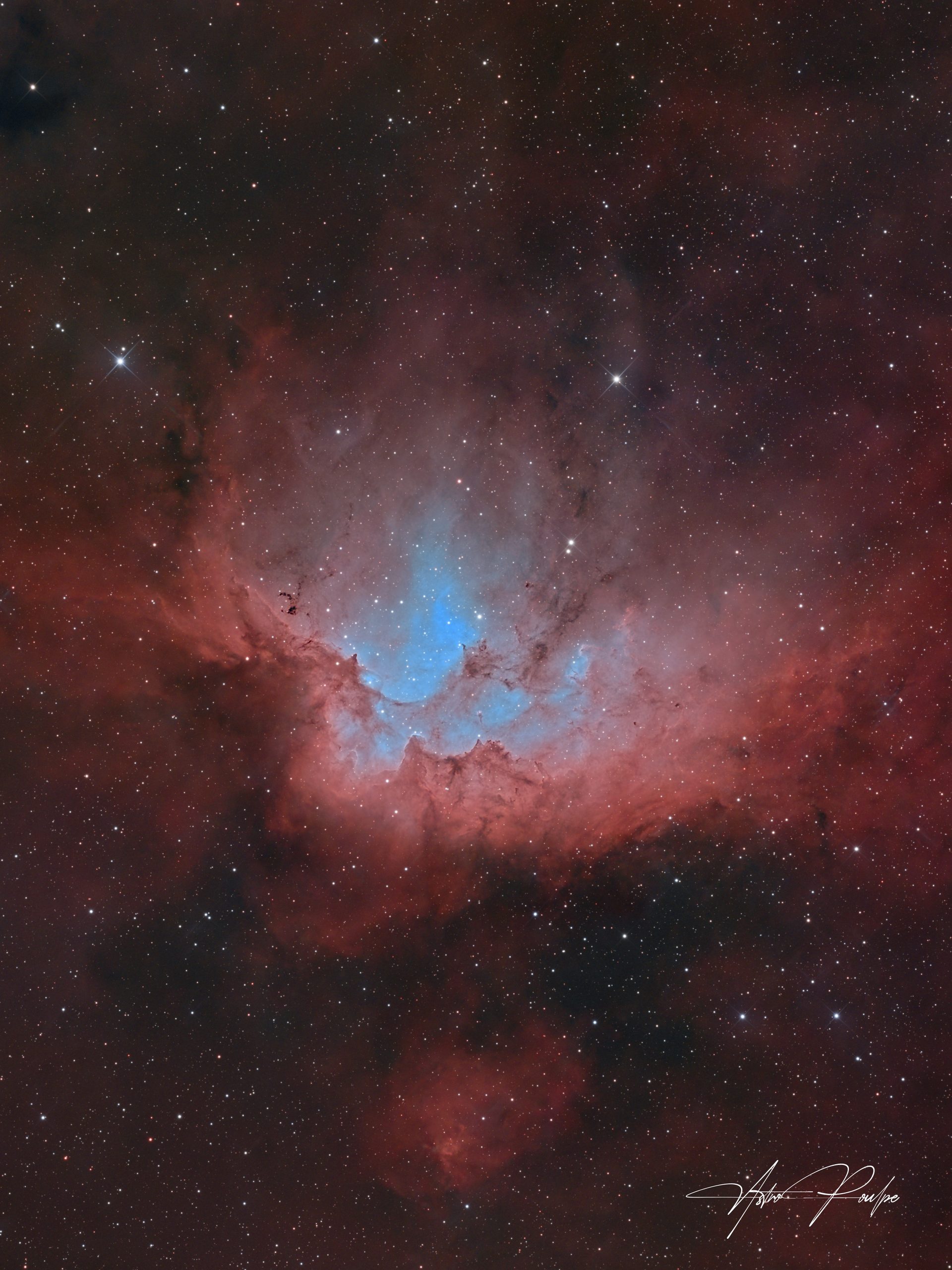 NGC 7380, Nébuleuse du Sorcier en Optolong L-eXtreme 2"