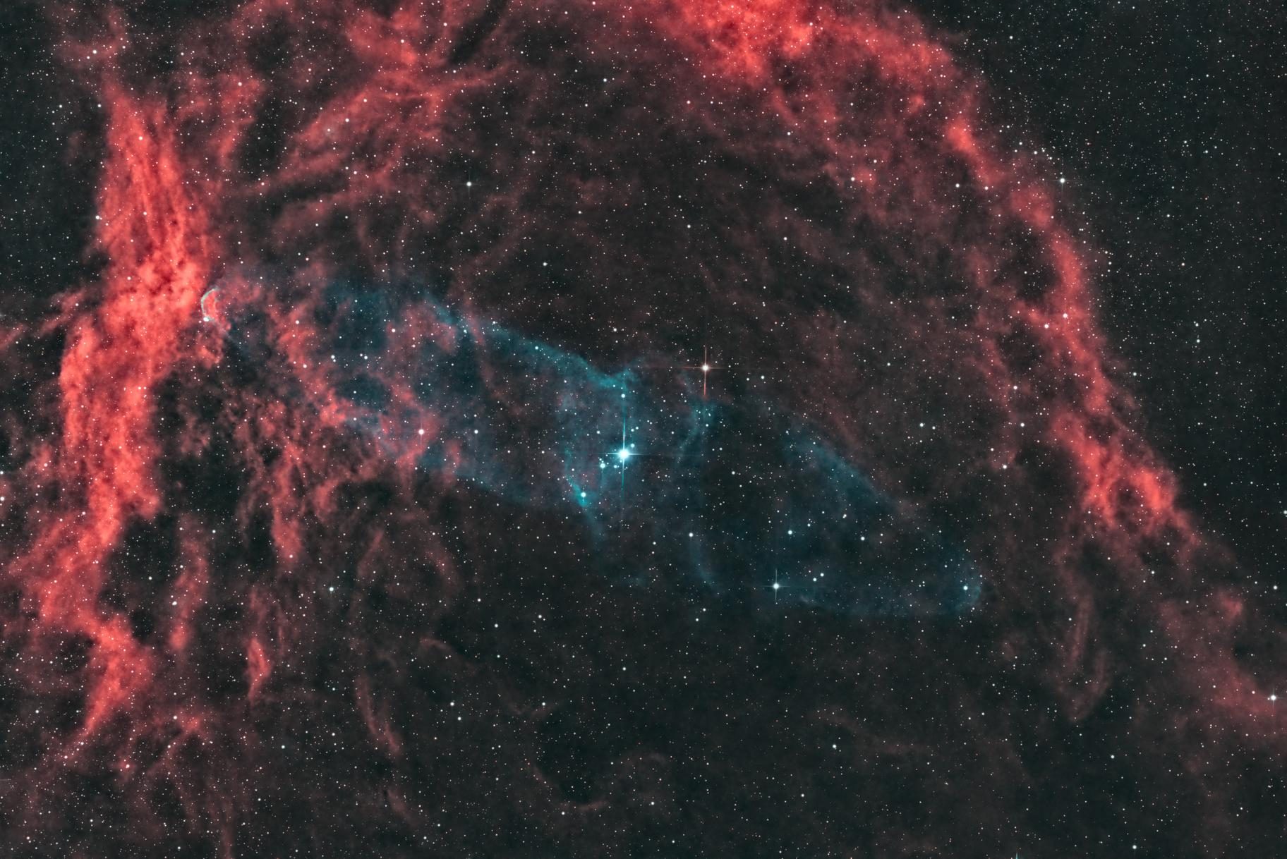 Ou4, Nébuleuse du Calamar — image réalisée depuis Le Pradet / Toulon, Var, France