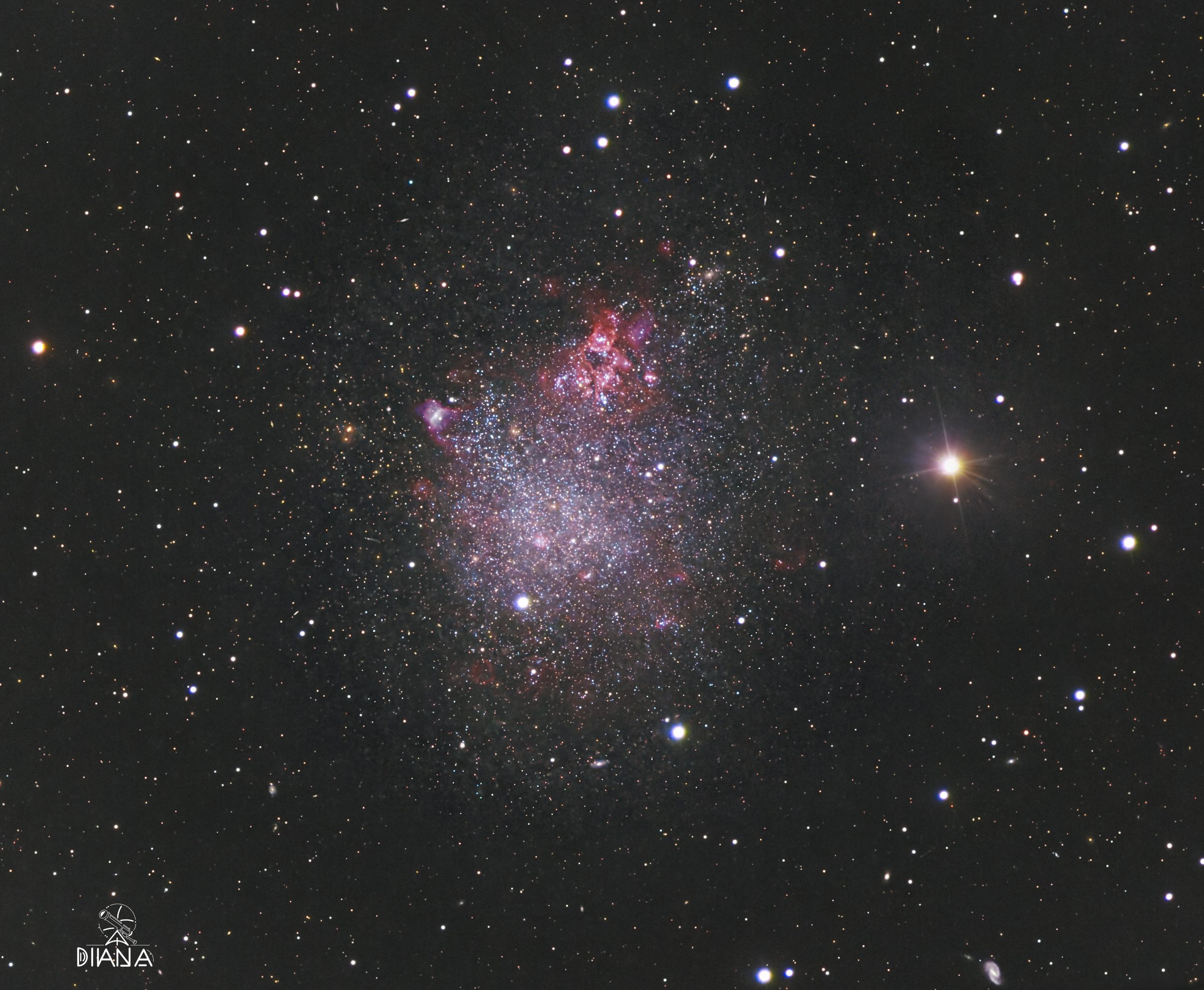 IC 1613 — image réalisée avec ZWO ASI2600MC Pro