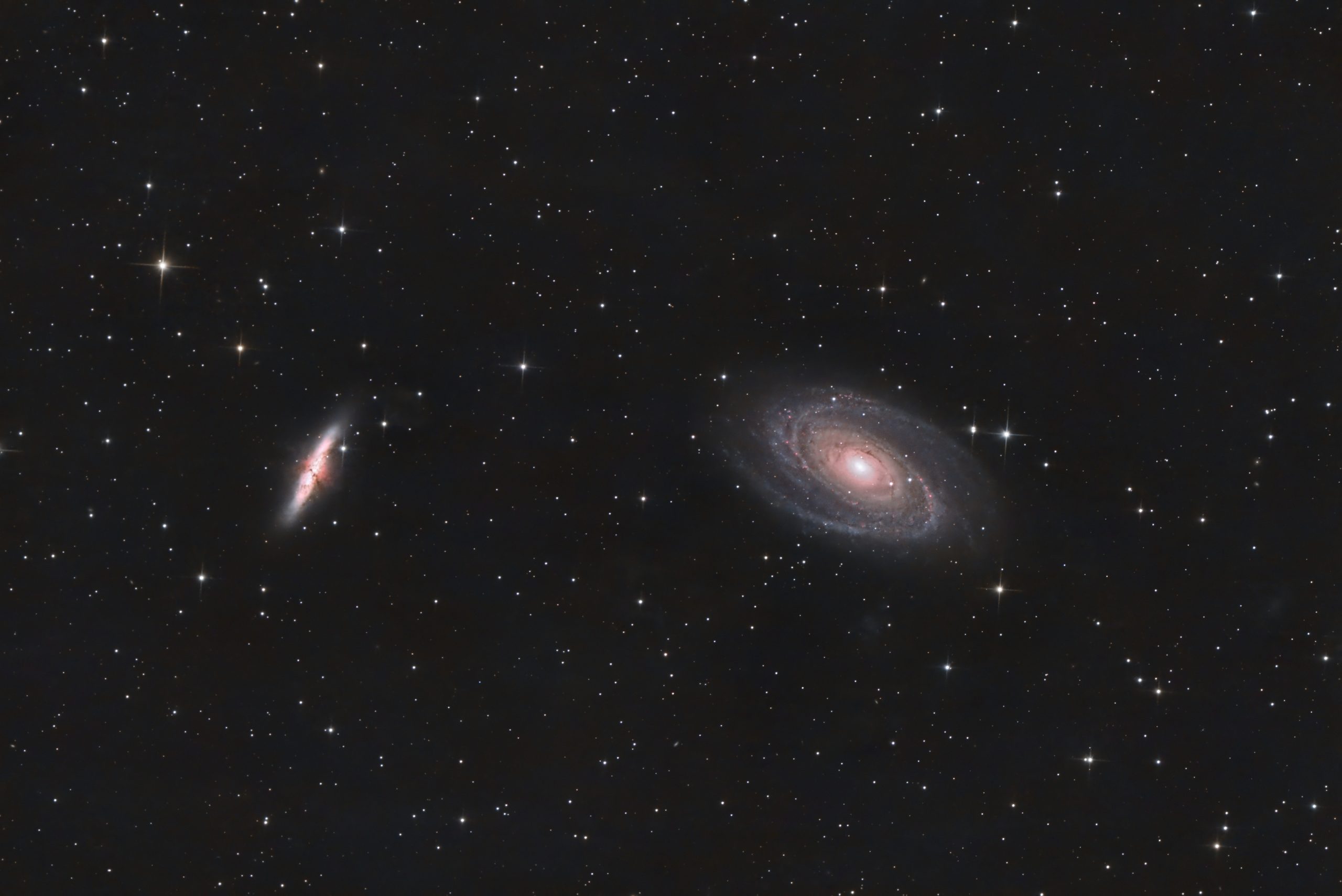 M81, Galaxie de Bode — image réalisée avec ZWO ASI2600MC Pro